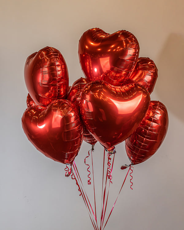 Red Heart Balloons