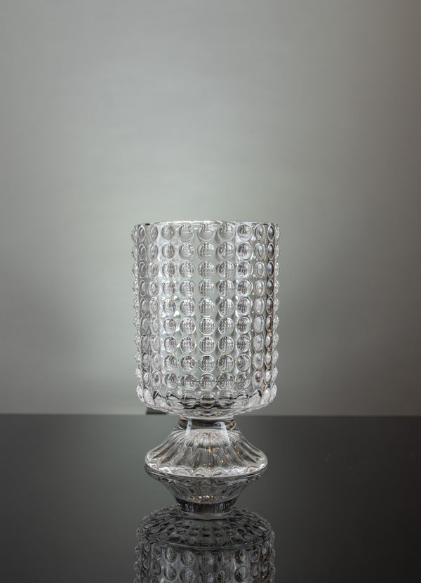 Textured Crystal Style Vase - Tulip Flowers Tr LLC.