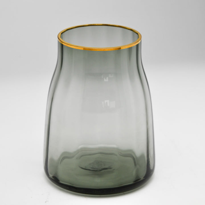 Golden Ring Vase - Tulip Flowers Tr LLC.