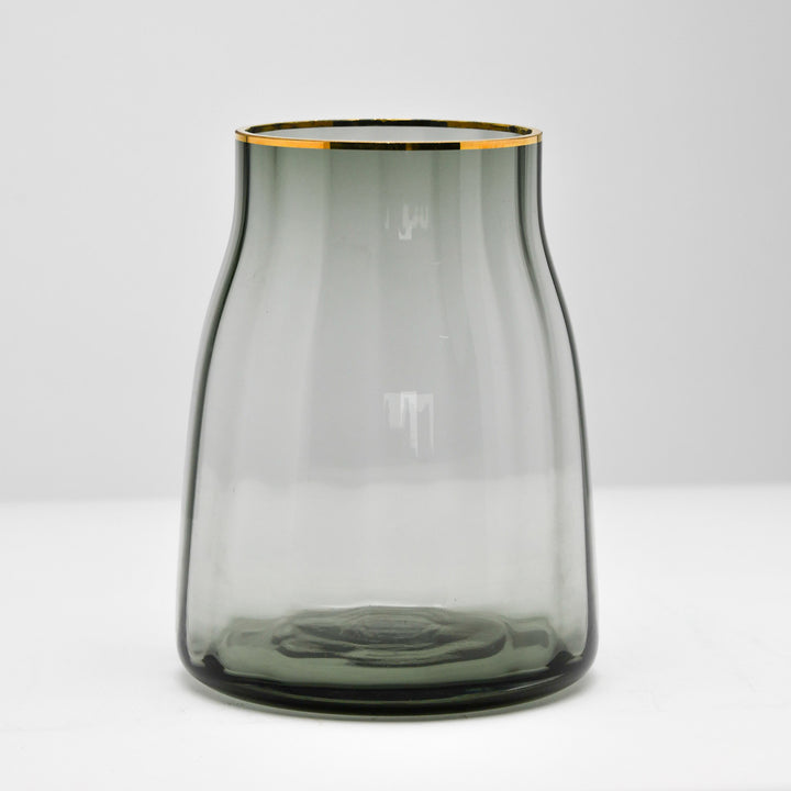 Golden Ring Vase - Tulip Flowers Tr LLC.