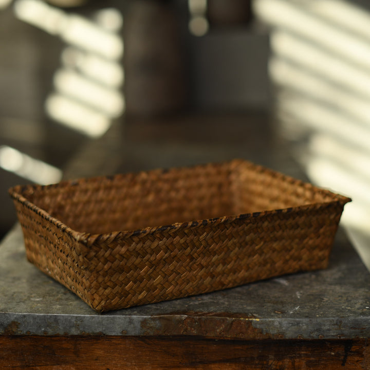Classic Straw Basket " Collection " - Tulip Flowers Tr LLC.