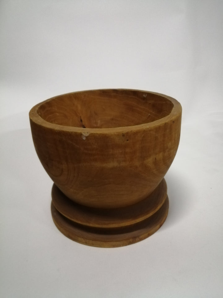 yellow wood vase - Tulip Flowers Tr LLC.