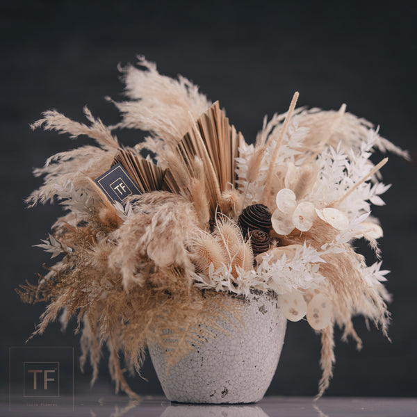 Luxurious Dry Flowers Arrangement - Tulip Flowers Tr LLC.